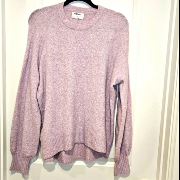 NWT Old Navy blousan sleeve sweater in lilac size L - Picture 2 of 10
